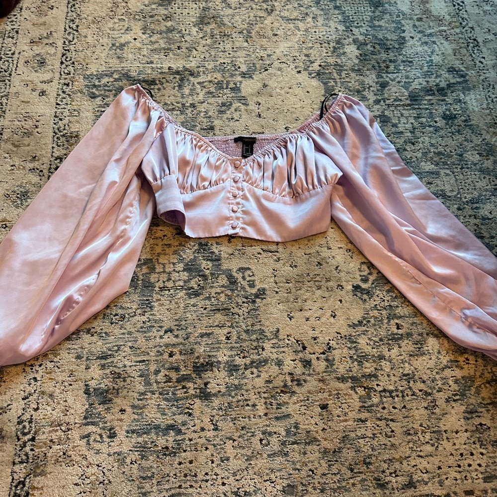 Forever 21, dainty crop top, size S